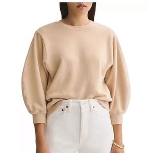 Agolde Thora Sweatshirt tan